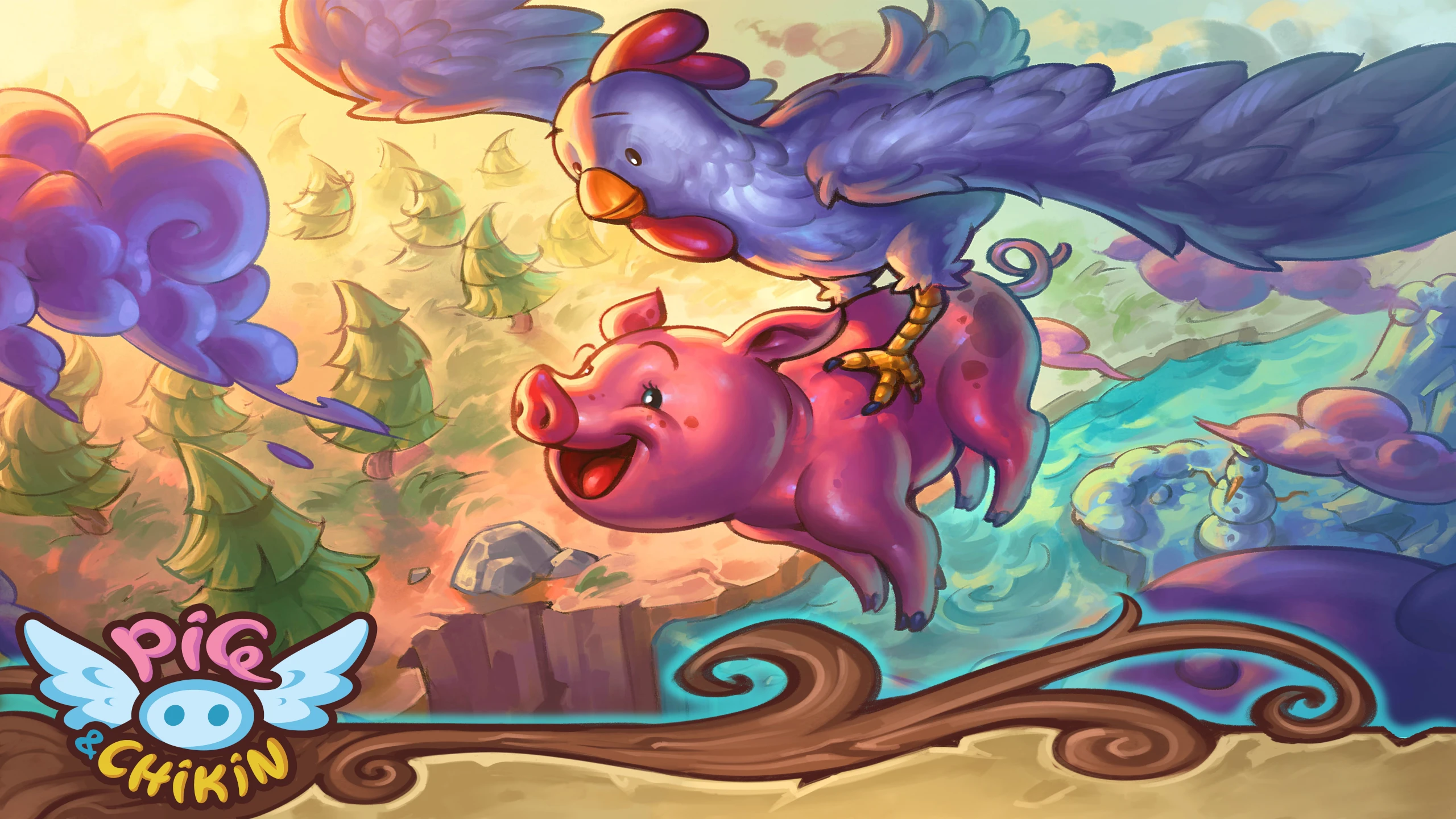 猪与鸡(Pig And Chikin) 游戏封面