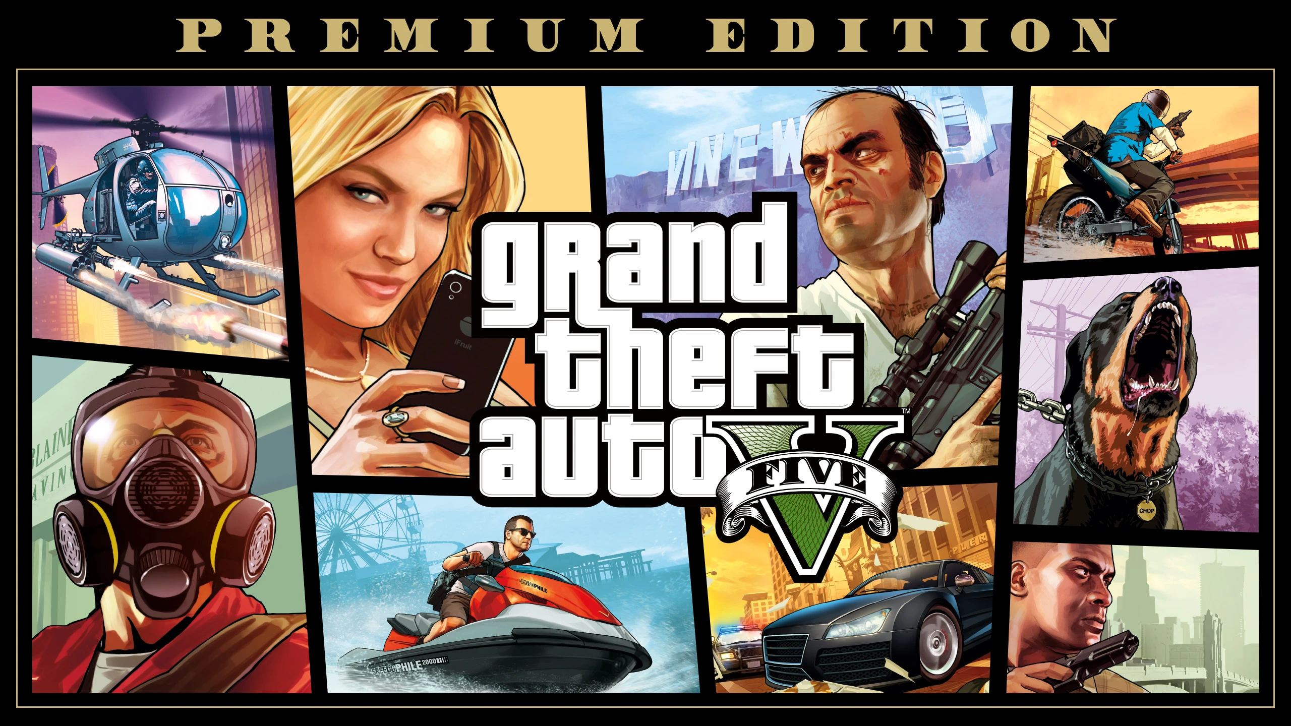 侠盗猎车手5：高级版（Grand Theft Auto V: Premium Edition） 游戏封面