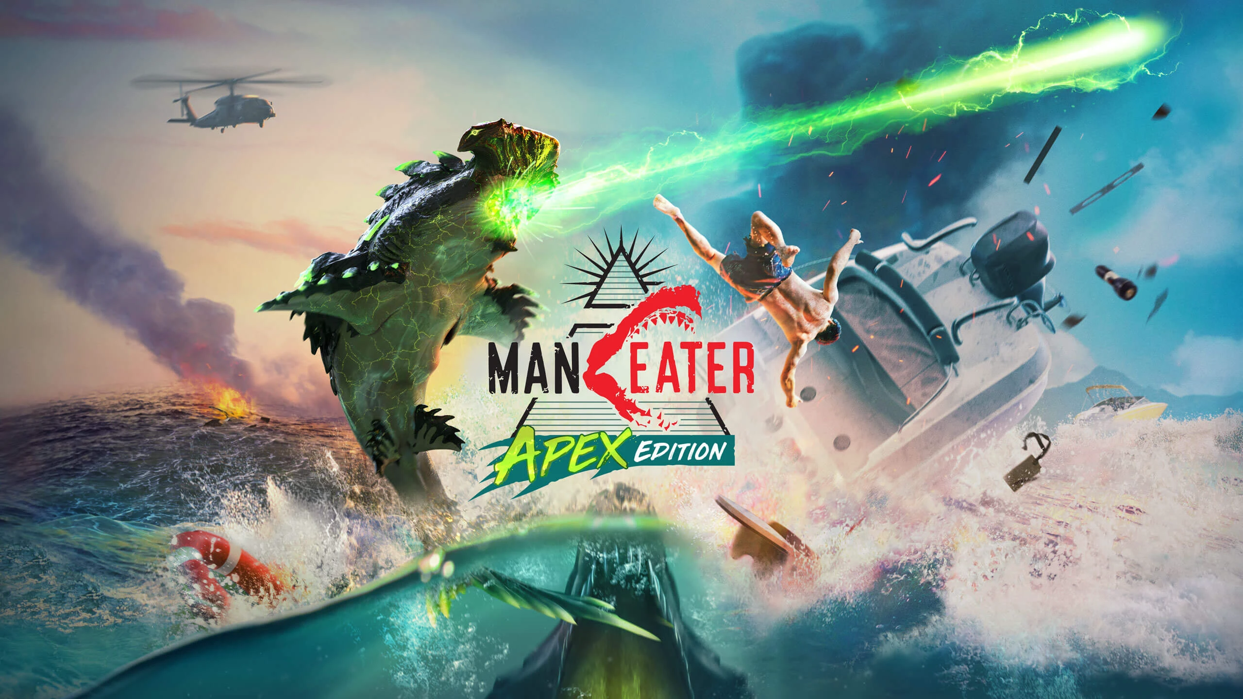 食人鲨 巅峰版（Maneater Apex Edition） 游戏封面