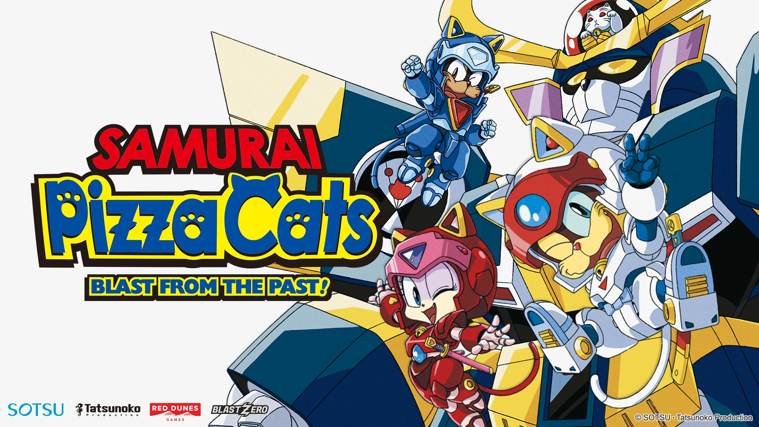 忍者猫：来自过去的冲击！（Samurai Pizza Cats: Blast from the Past!） 游戏封面