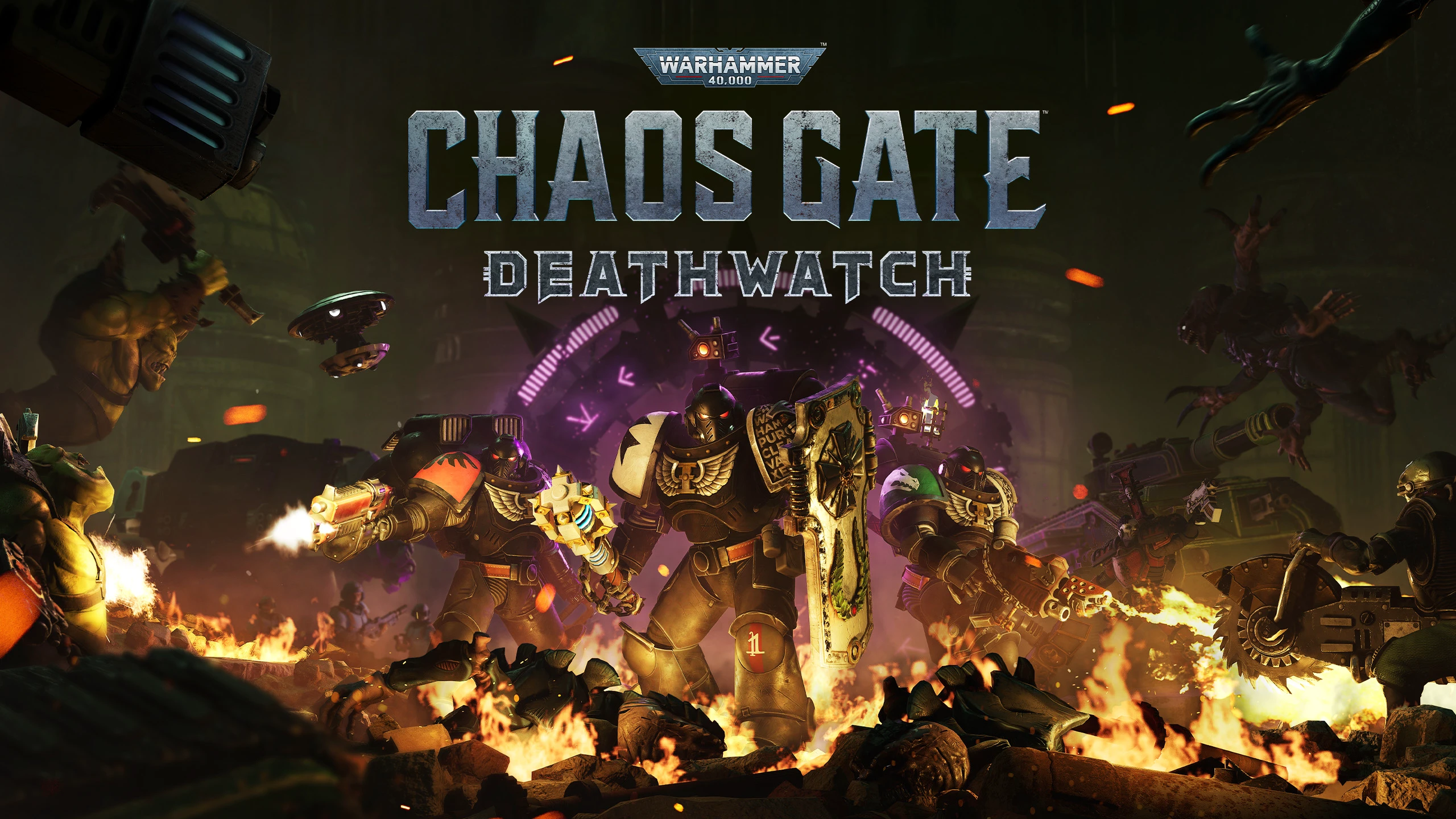 战锤40K：混沌之门 – 死亡守望（Warhammer 40,000: Chaos Gate – Deathwatch） 游戏封面
