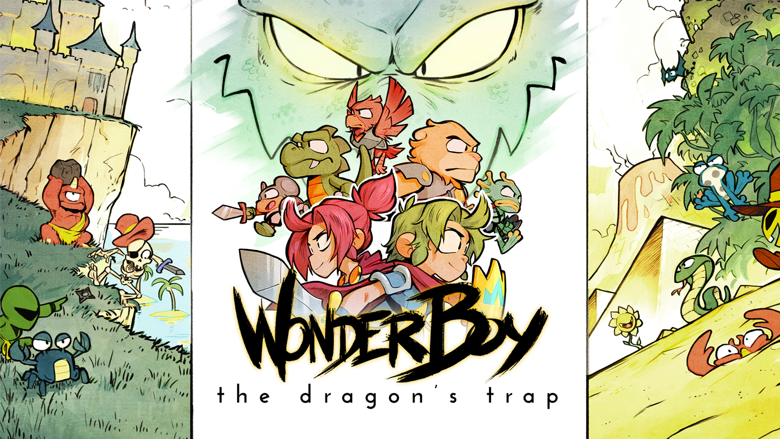 神奇男孩：龙之陷阱（Wonder Boy The Dragons Trap） 游戏封面