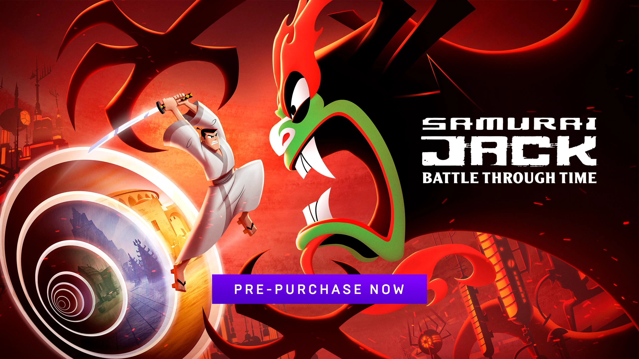 杰克武士:穿越时空的战役 新闻稿(Samurai Jack: Battle Through Time Press) 游戏封面