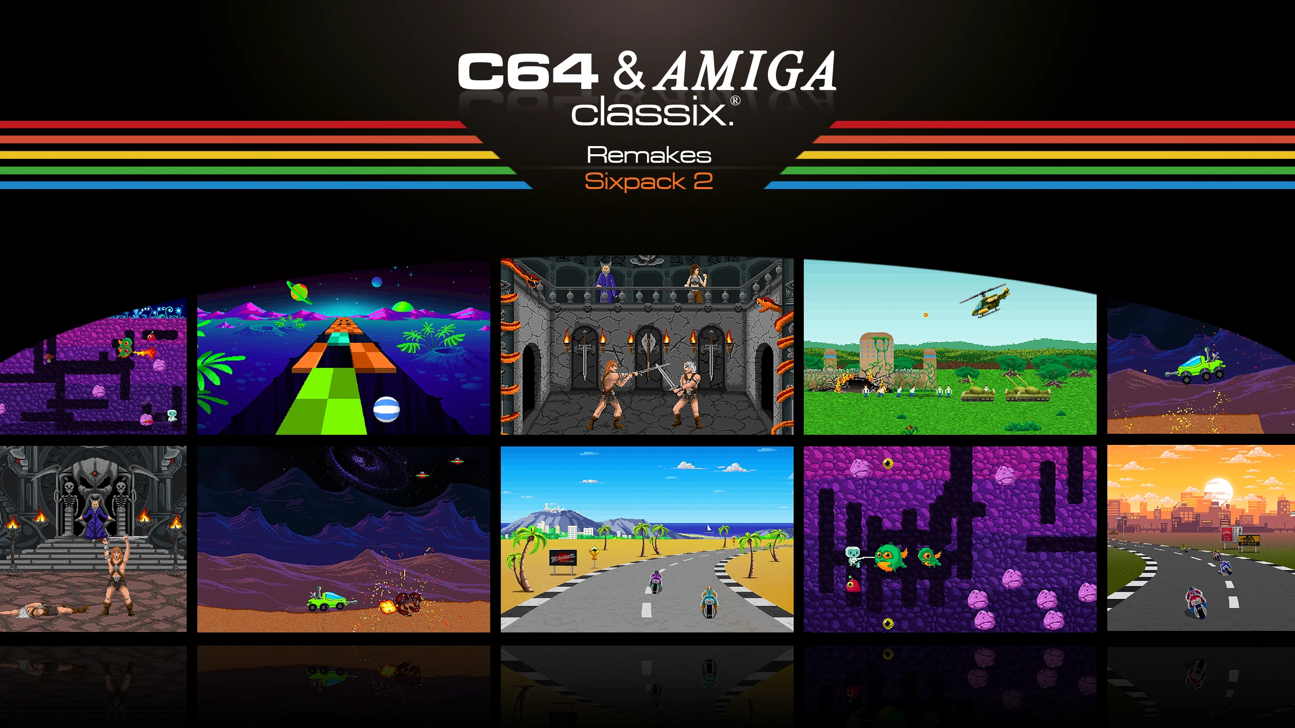 C64和AMIGA经典重制六合一包2（C64 and AMIGA Classix Remakes Sixpack 2） 游戏封面