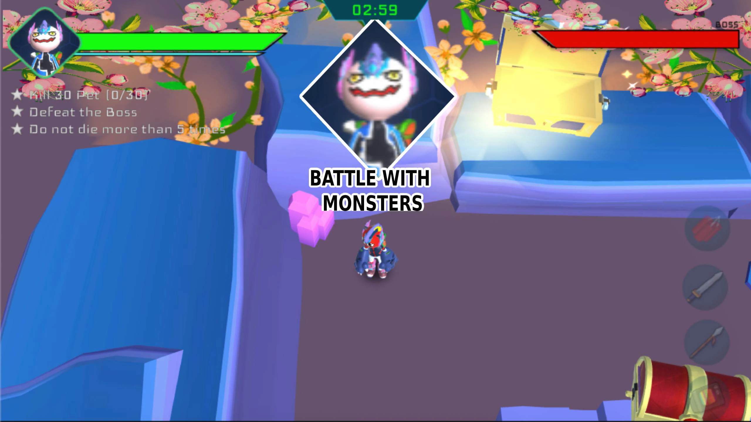 怪物战斗游戏 3D(Battle with monsters game 3D) 游戏封面