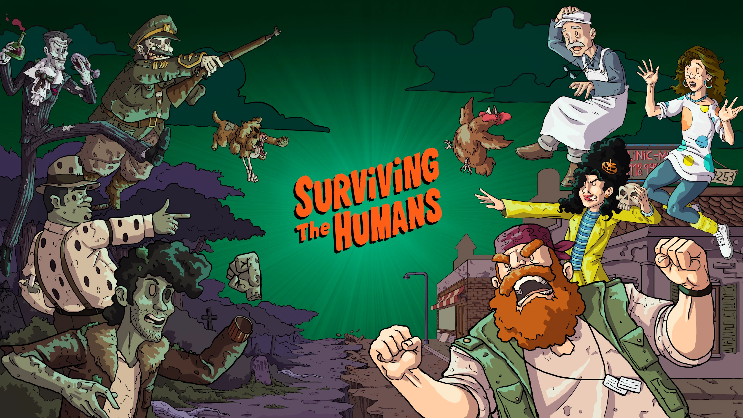 人类生存录 第一章（Surviving The Humans ACT 1） 游戏封面