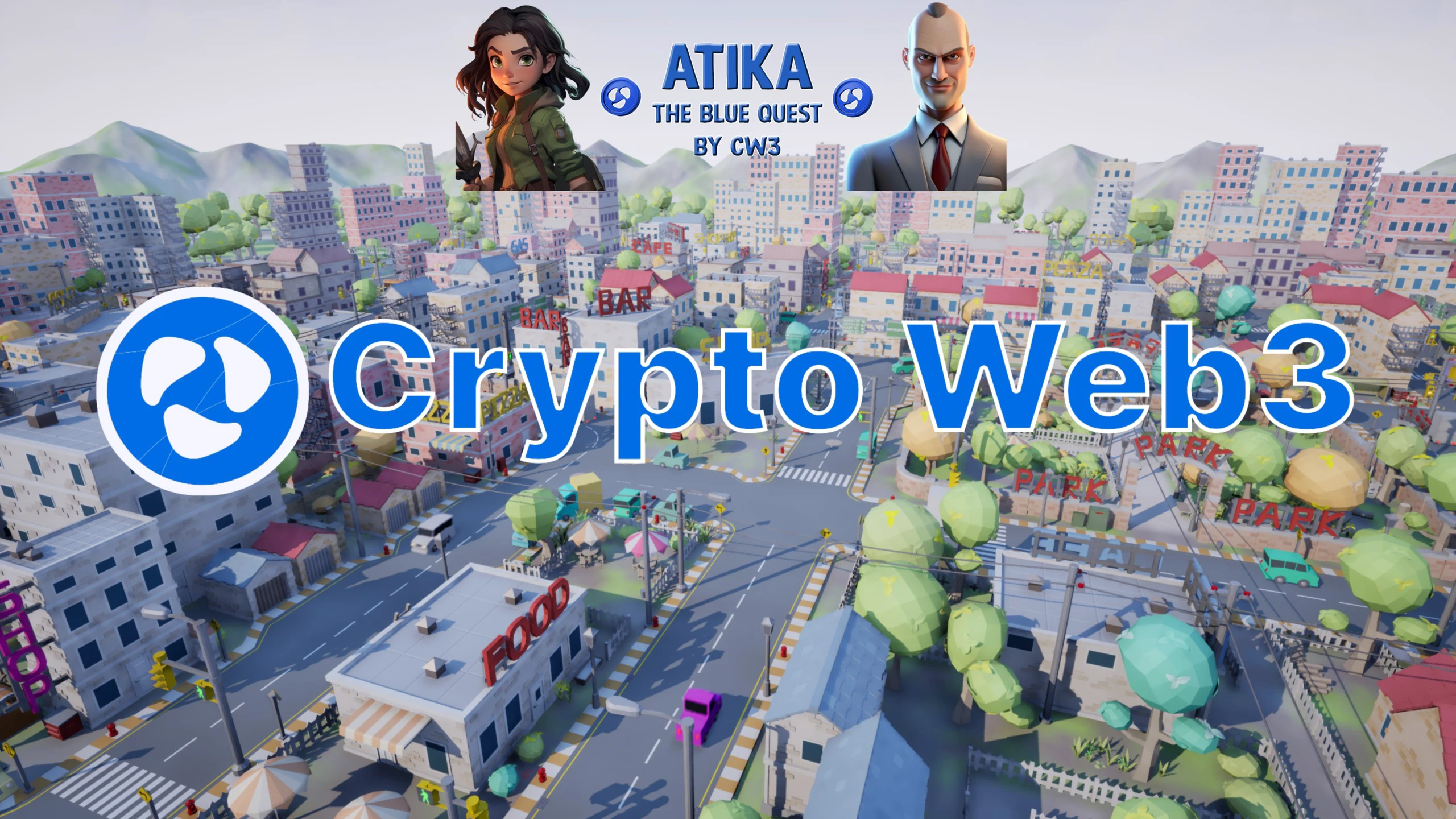 阿提卡：蓝色任务（atika the blue quest） 游戏封面