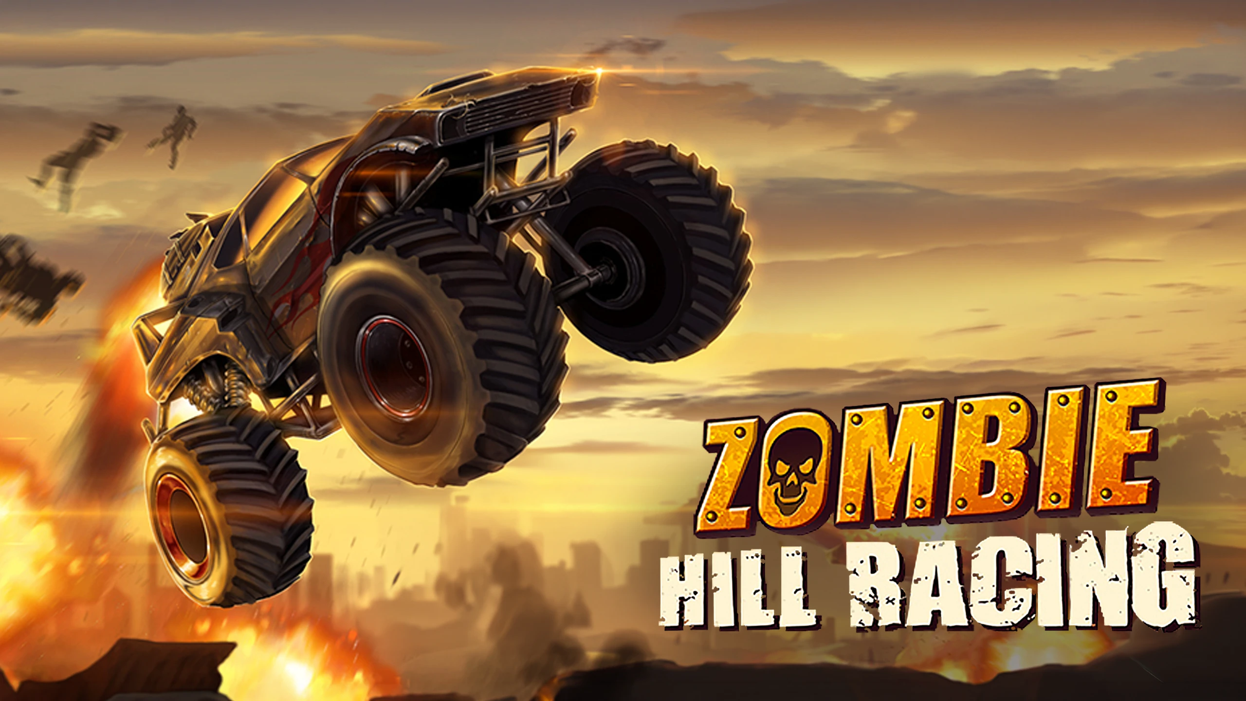 僵尸山丘赛车（Zombie Hill Racing） 游戏封面