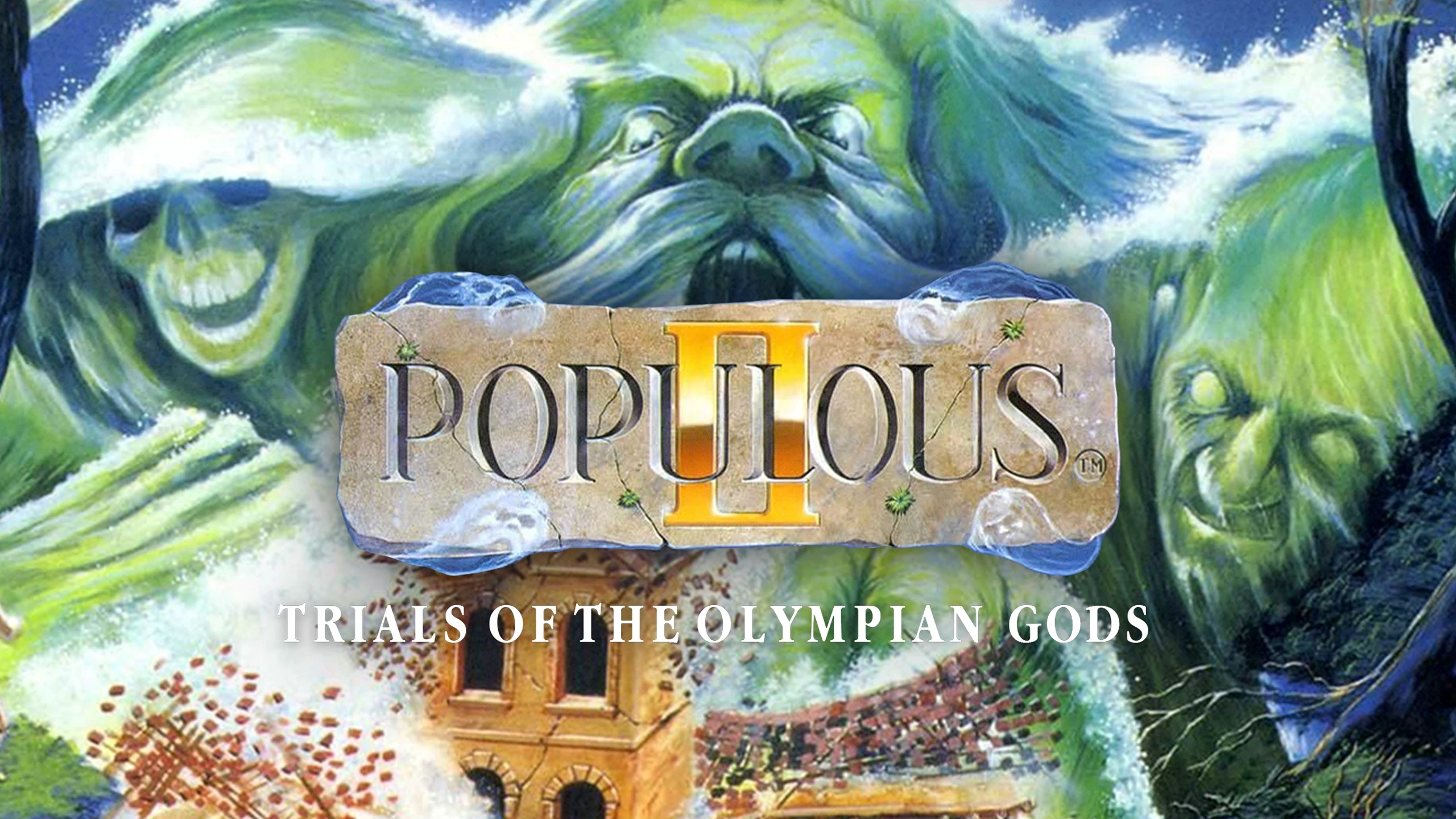 上帝也疯狂2：奥林匹斯诸神的考验（Populous 2: Trials of the Olympian Gods） 游戏封面