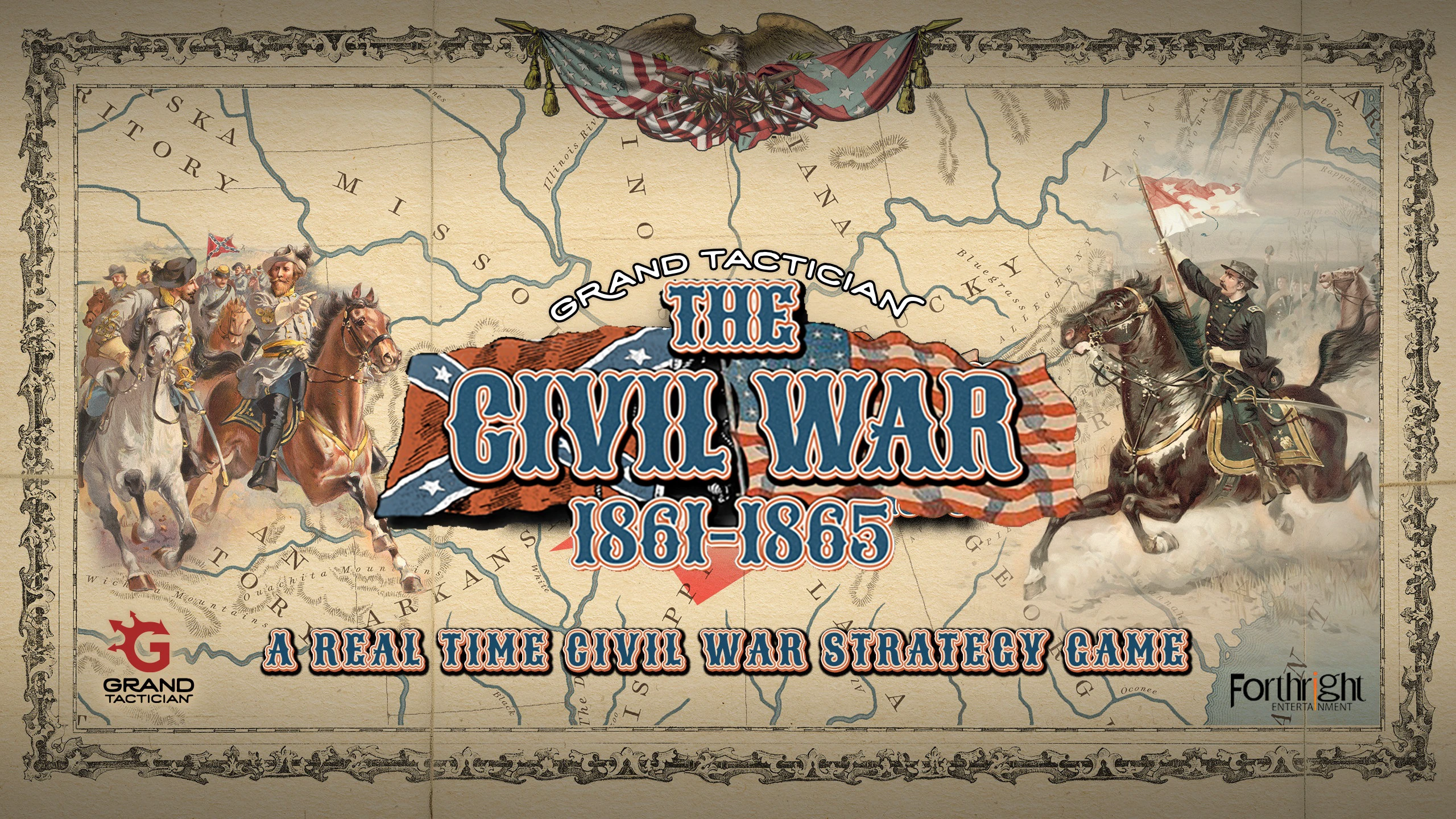 大战略家：美国内战 1861-1865（Grand Tactician: The Civil War 1861-1865） 游戏封面
