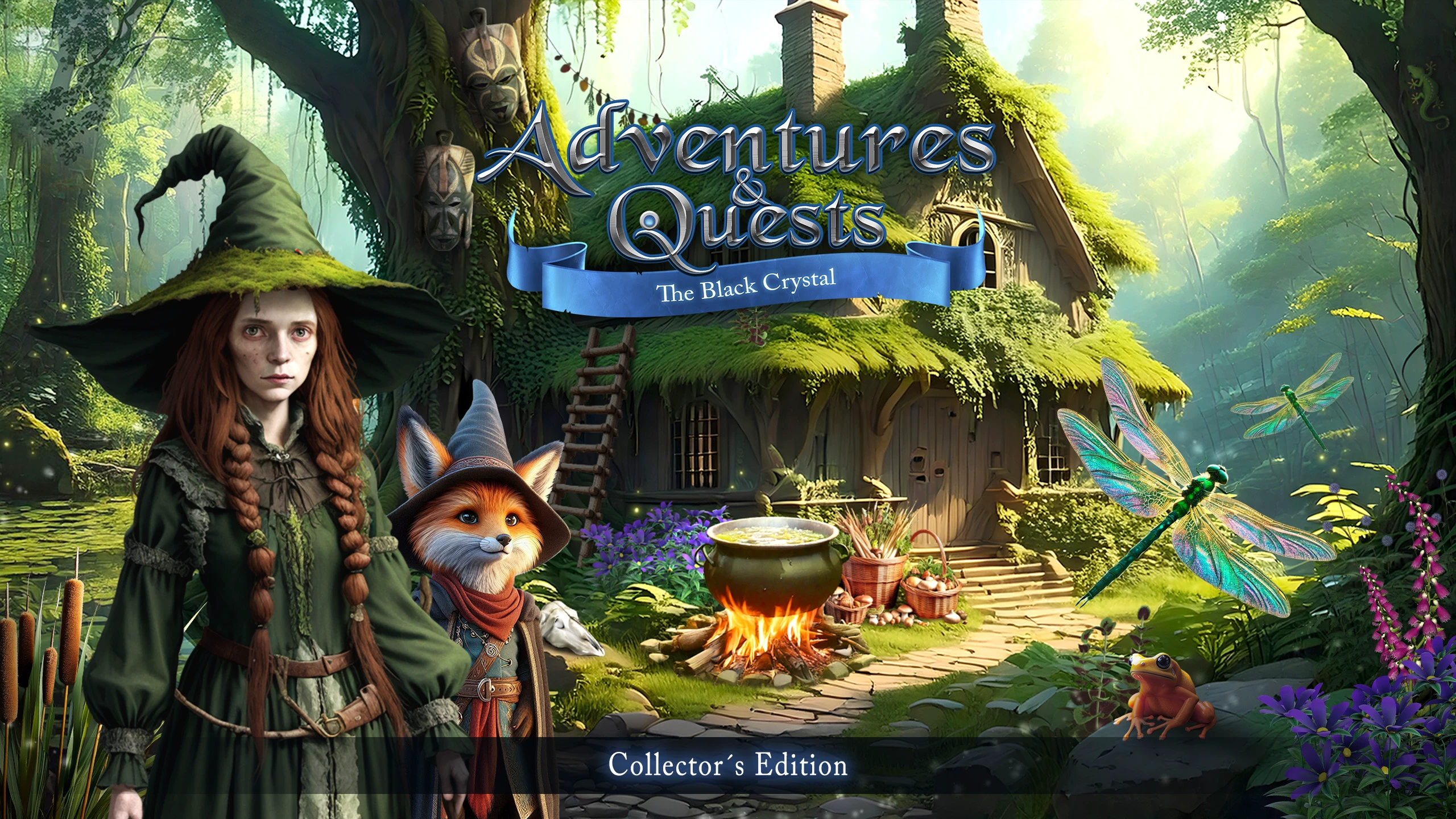 冒险与探索:黑水晶 收藏版(Adventures and Quests - The Black Crystal - Collector's Edition) 游戏封面