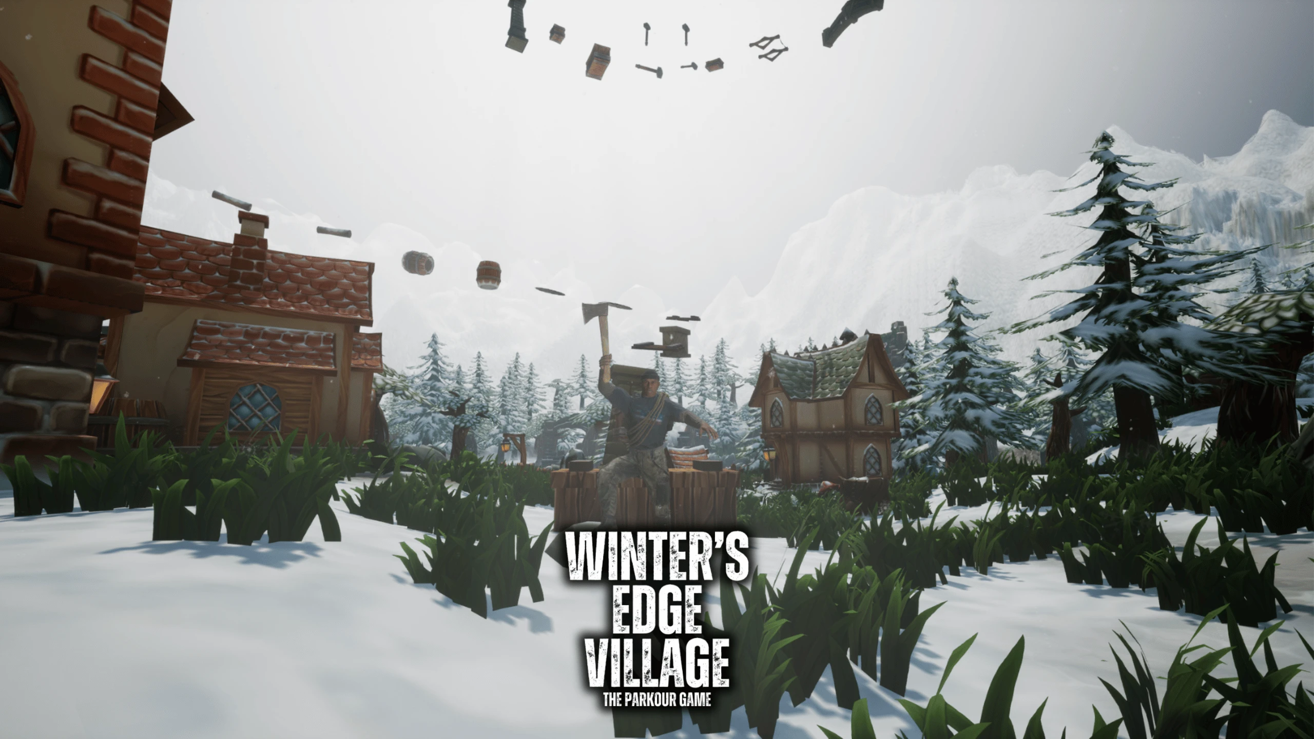 冬境边缘村：跑酷游戏（Winter's Edge Village: The Parkour Game） 游戏封面