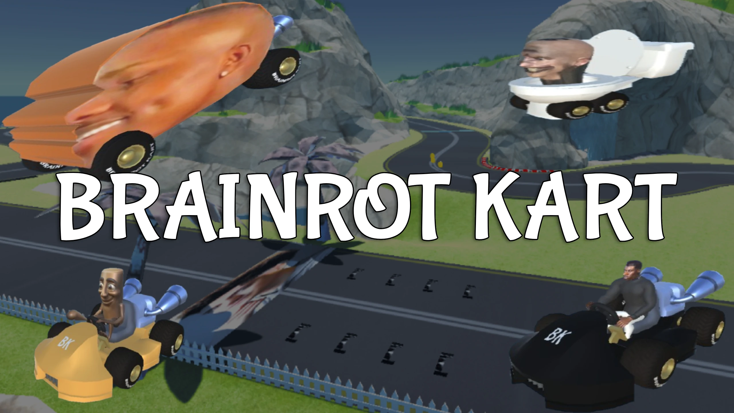 脑腐卡丁车（Brainrot Kart） 游戏封面