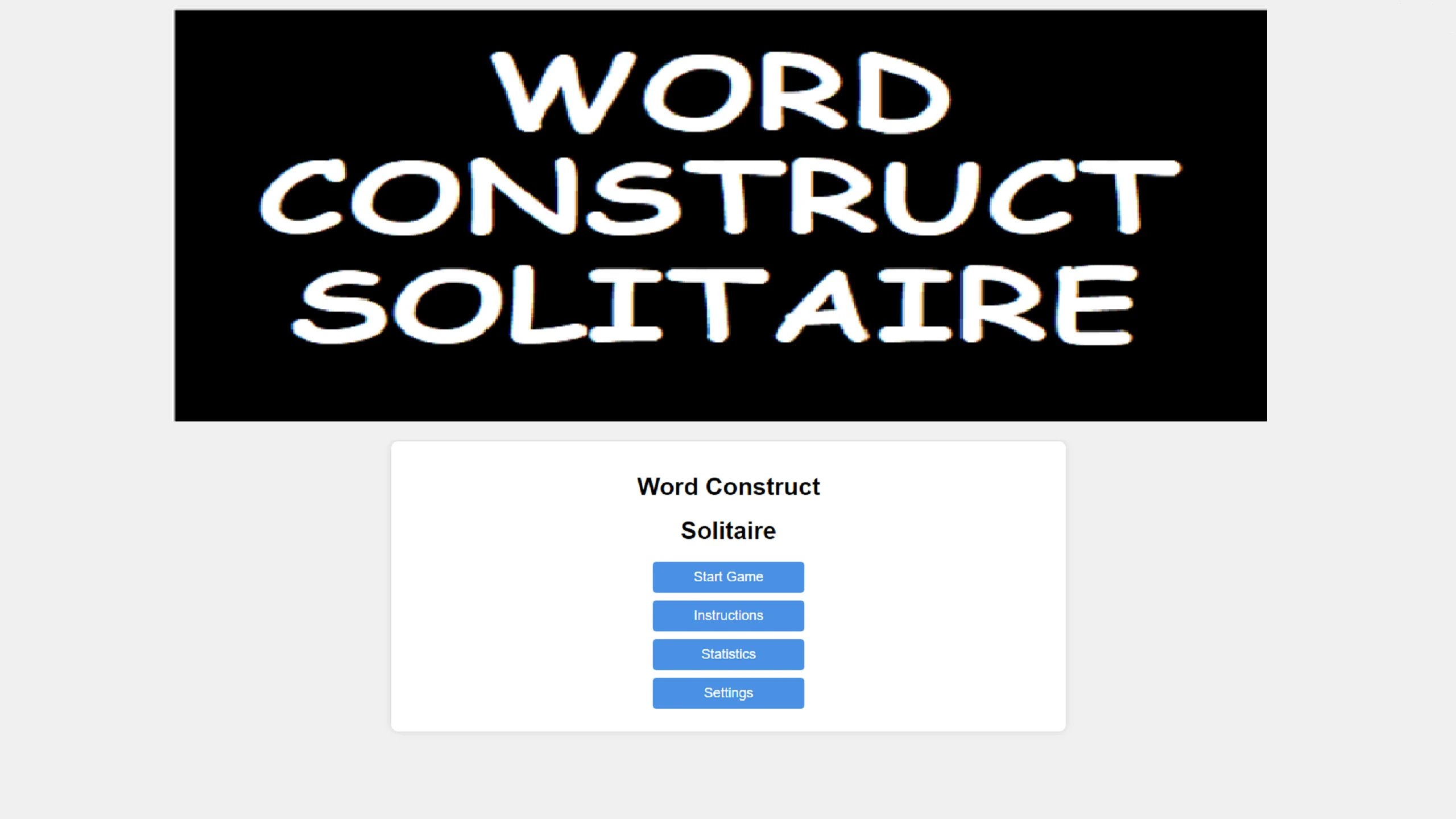 单词构造纸牌（Word Construct Solitaire） 游戏封面