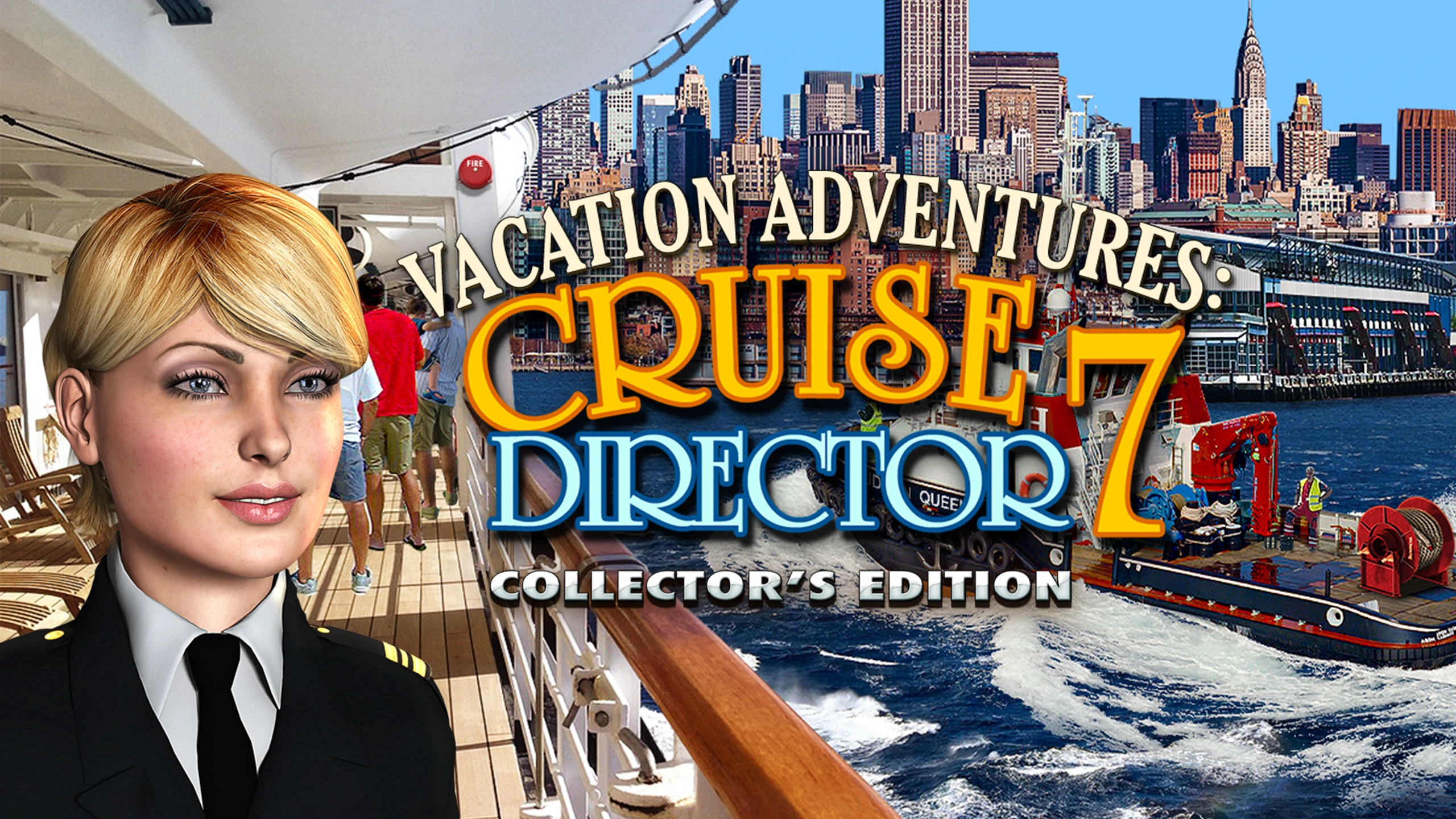 度假冒险：游轮总监7 收藏版（Vacation Adventures Cruise Director 7 Collectors Edition） 游戏封面
