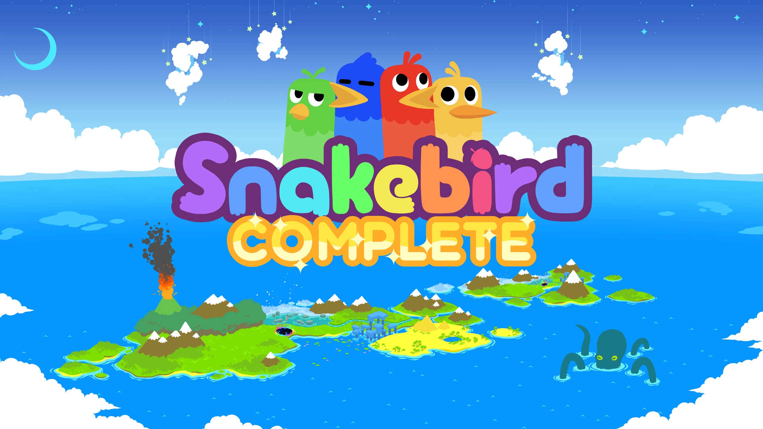 蛇鸟 完整版（Snakebird Complete） 游戏封面