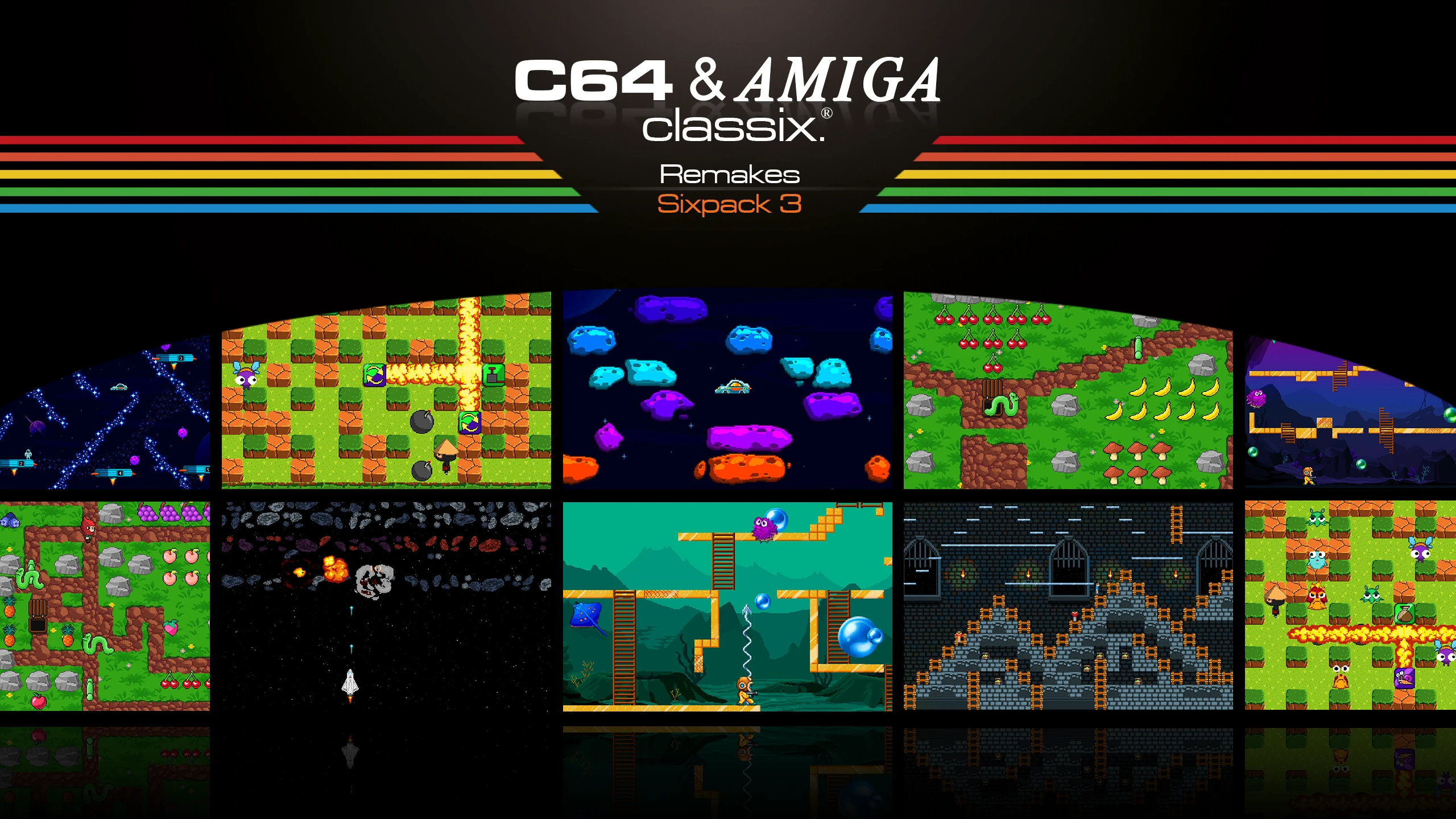 C64 和 AMIGA Classix 重制版六合一包 3（C64 and AMIGA Classix Remakes Sixpack 3） 游戏封面