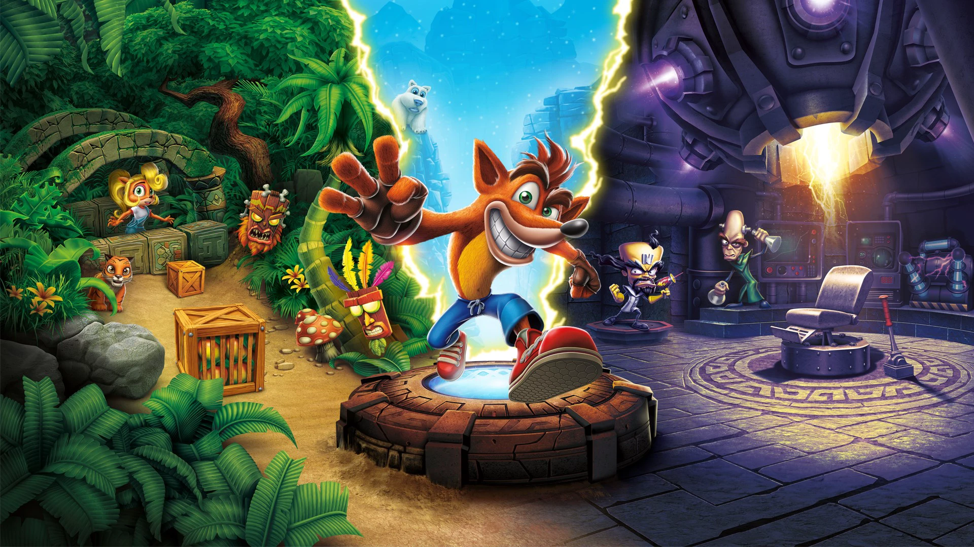 古惑狼™ 疯狂三部曲(Crash Bandicoot™ N. Sane Trilogy) 游戏封面