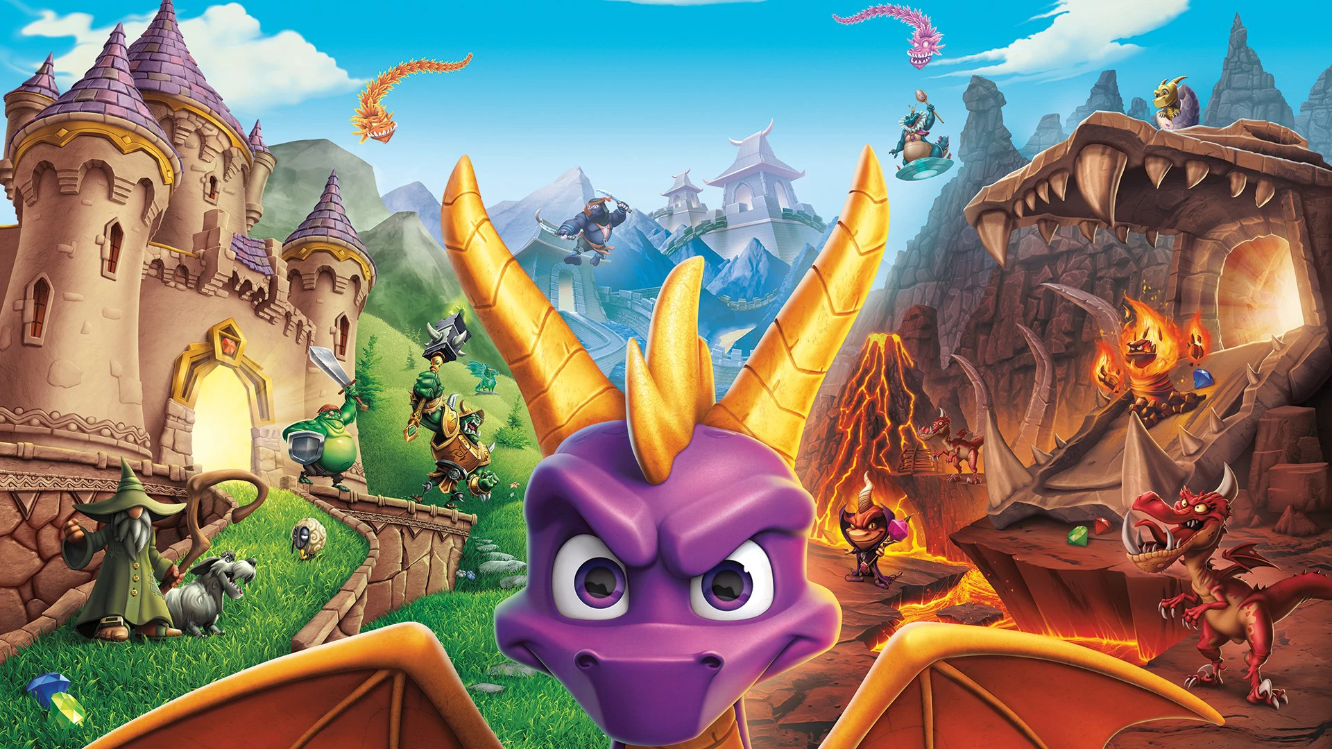 小龙斯派罗：重燃三部曲（Spyro™ Reignited Trilogy） 游戏封面