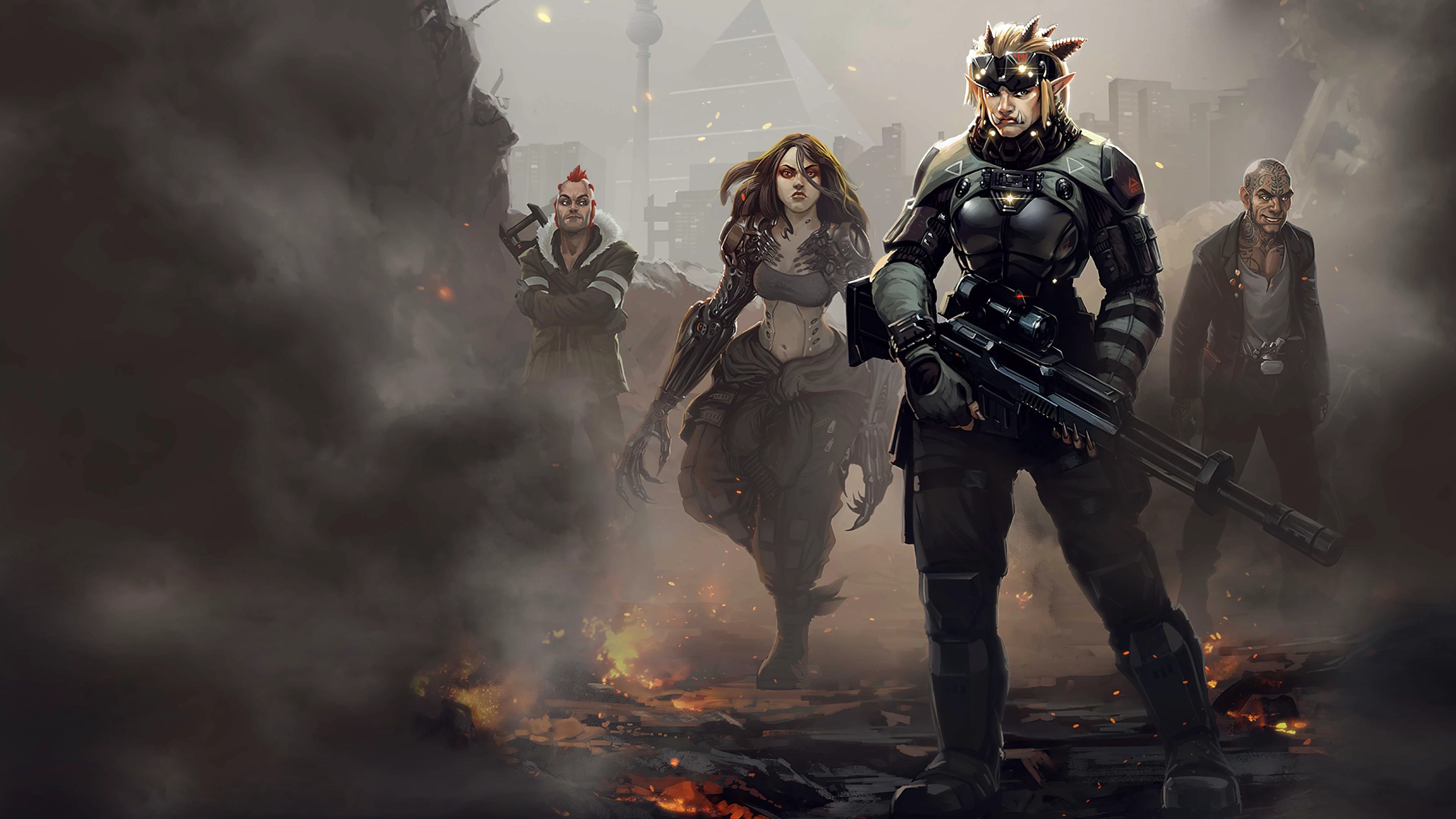暗影狂奔:龙陨 - 导演剪辑版 PC(Shadowrun: Dragonfall - Director's Cut PC) 游戏封面