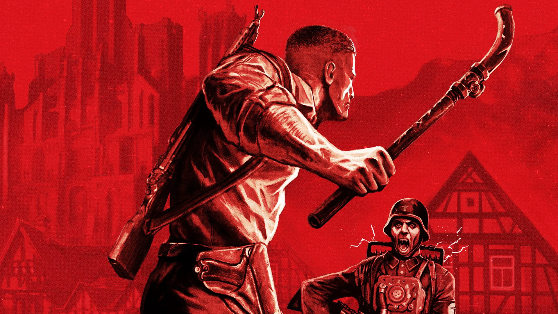 德军总部：旧血脉 (PC)（Wolfenstein: The Old Blood (PC)） 游戏封面
