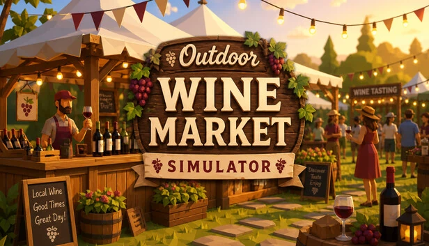 户外葡萄酒市场模拟器（Outdoor Wine Market Simulator） 游戏封面