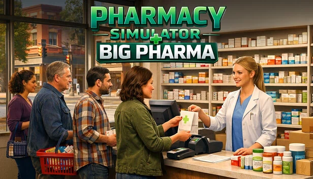 药店模拟器：大制药厂（Pharmacy Simulator: Big Pharma） 游戏封面