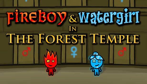 森林冰火人1：森林神庙（Fireboy & Watergirl 1: The Forest Temple） 游戏封面
