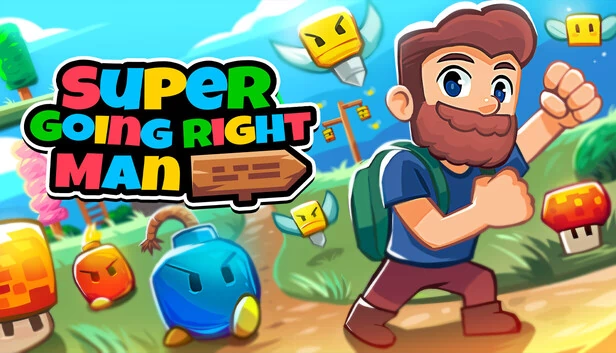 超级向右人(Super Going Right Man) 游戏封面