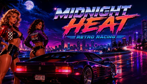 午夜热力：复古赛车（Midnight Heat: Retro Racing） 游戏封面