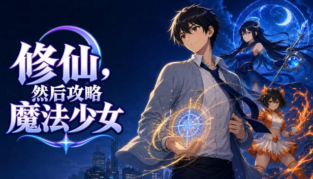 修仙,然后攻略魔法少女 游戏封面