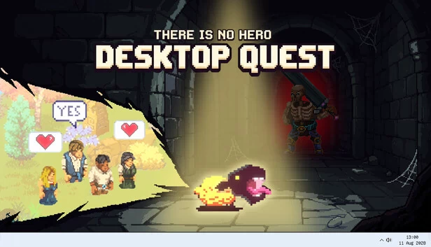 没有英雄：桌面任务（There is no HERO: Desktop Quest） 游戏封面