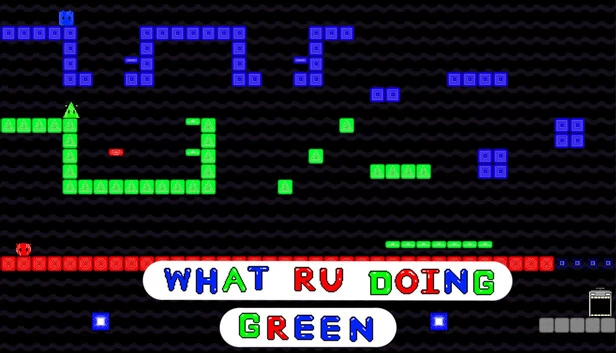 你在做什么，绿色！（What RU Doing Green!） 游戏封面