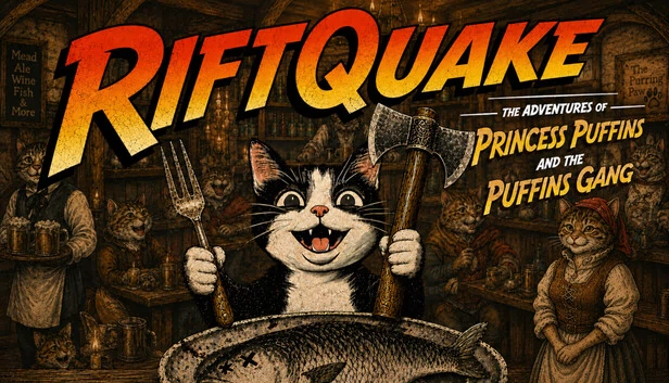 RiftQuake： puffin公主与puffin帮的冒险（RiftQuake: The Adventures of Princess Puffins and the Puffins Gang） 游戏封面