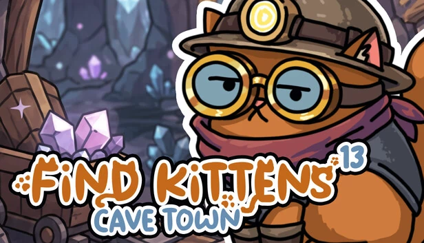 寻找小猫 13：洞穴小镇（FIND KITTENS 13: Cave Town） 游戏封面