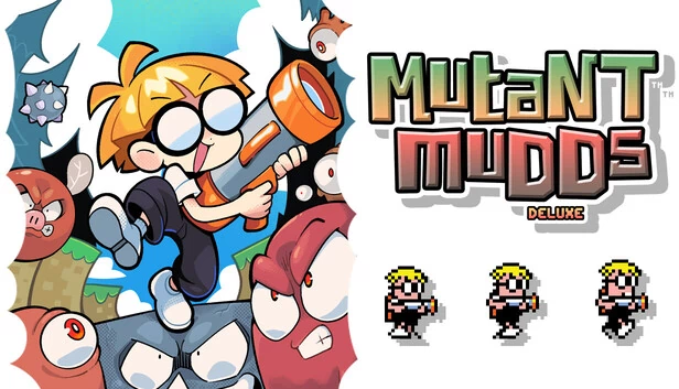 泥土突变体豪华版（Mutant Mudds Deluxe） 游戏封面