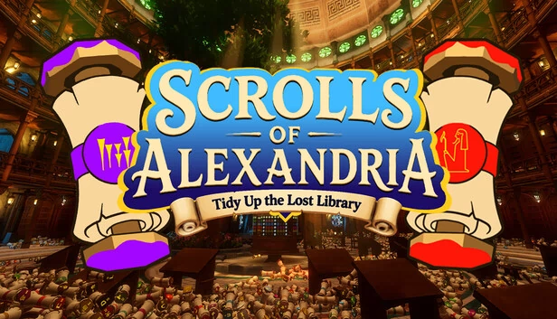 亚历山大卷轴:整理失落图书馆(Scrolls of Alexandria: Tidy up the Lost Library) 游戏封面