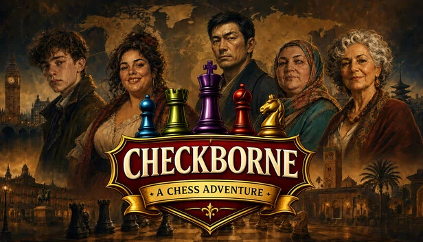 CHECKBORNE - 国际象棋冒险 游戏封面