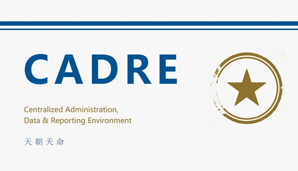CADRE：集中式管理、数据与报告环境 游戏封面