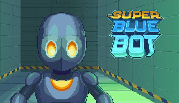 Super Blue Bot 游戏封面
