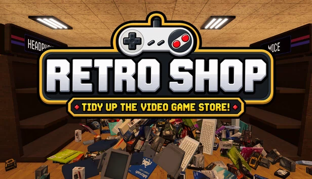 Retro Shop: Tidy Up the Video Game Store! 游戏封面