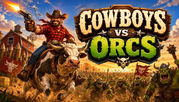 Cowboys vs Orcs 游戏封面