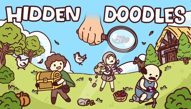 Hidden Doodles: Medieval Town 游戏封面