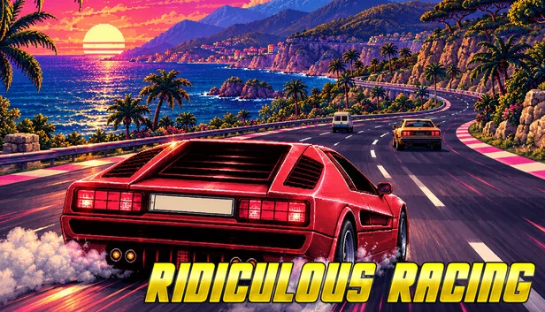 Ridiculous Racing: Retro Arcade Racer 游戏封面