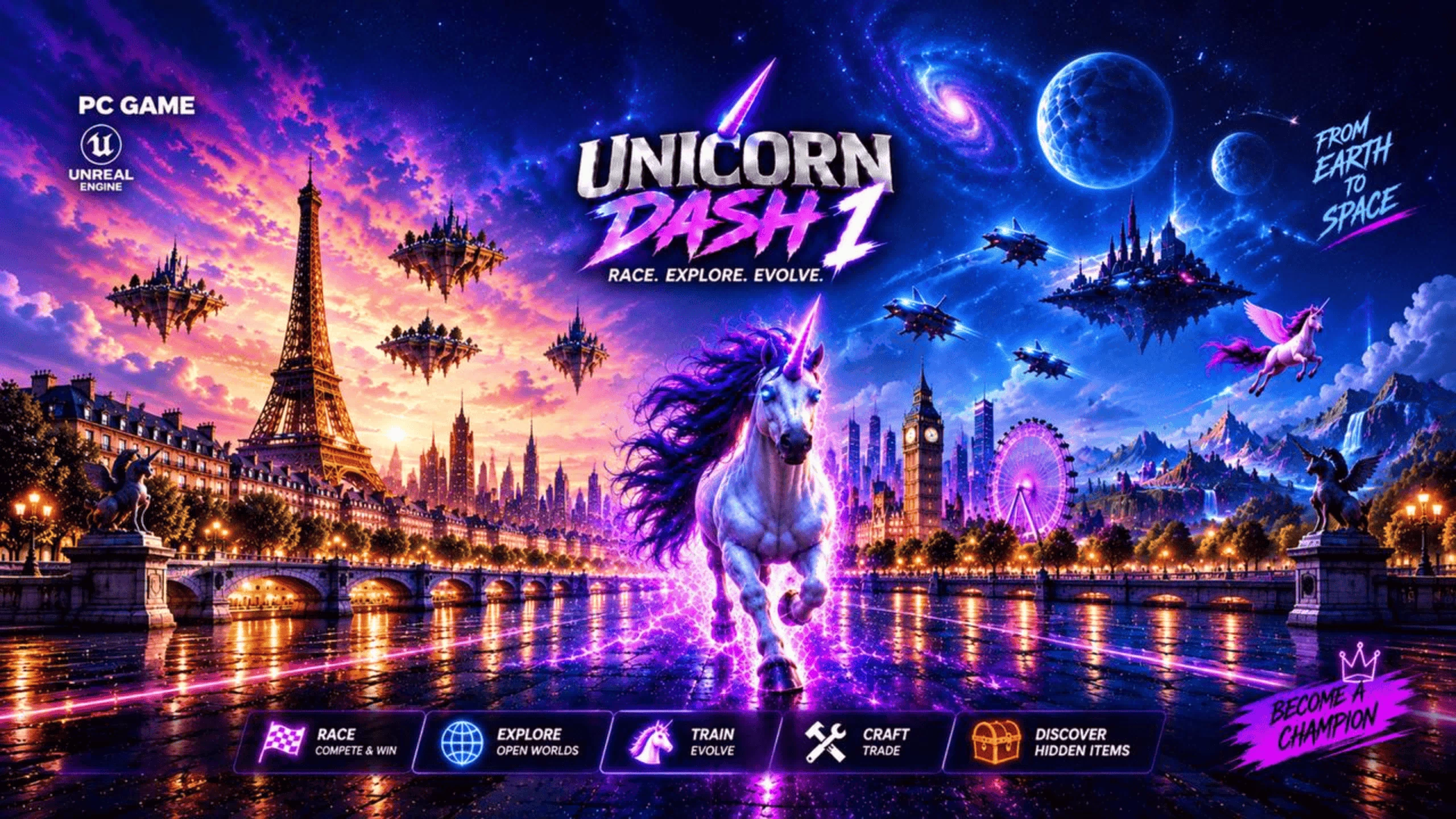 Unicorn Dash 1 游戏封面