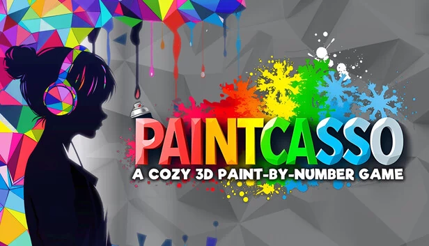 PAINTCASSO: A Cozy 3D Paint by Number Game 游戏封面