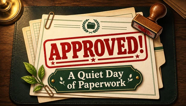 Approved! A Quiet Day of Paperwork