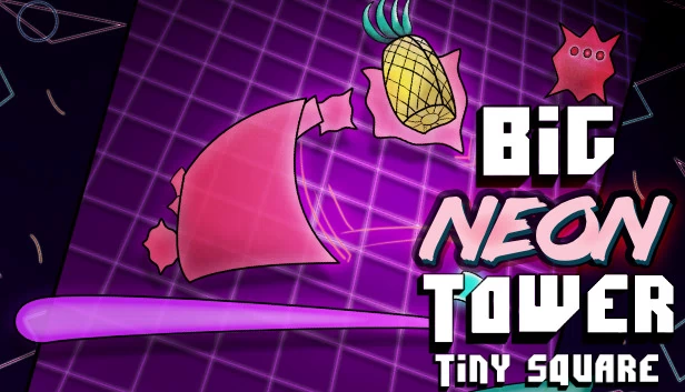 大霓虹塔对小小方块（Big NEON Tower VS Tiny Square） 游戏封面