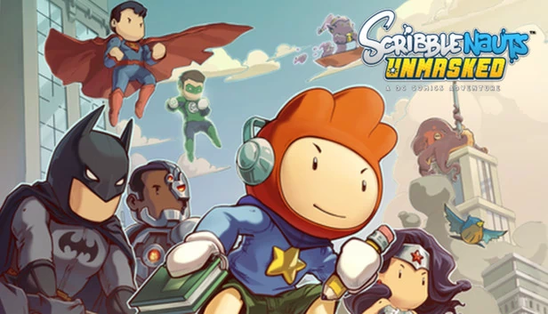 涂鸦冒险家：DC漫画冒险（Scribblenauts Unmasked: A DC Comics Adventure） 游戏封面