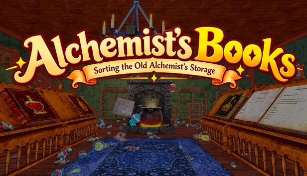Alchemist's Books: Sorting the Old Alchemist's Storage 游戏封面
